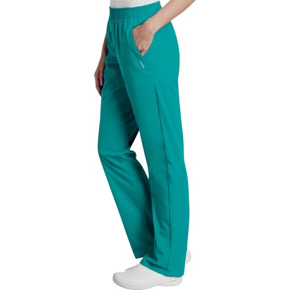 Landau Women's 2X Large Hunter Green Elastic Waist Scrub Pants - Picture 11 of 11